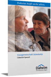 Faltblatt Hausgemeinschaft Stükerkamp, Gütersloh-Spexard