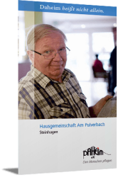 Faltblatt Hausgemeinschaft Am Pulverbach, Steinhagen