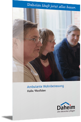 Faltblatt Ambulante Wohnbetreuung Halle/Westfalen