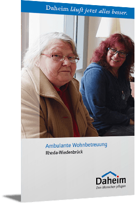 Flyer Ambulante Wohnbetreuung Rheda-Wiedenbrück